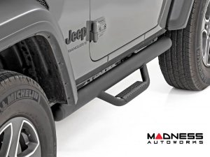 Jeep Wrangler JL Side Steps - Nerf Steps - Rough Country - 2 Door Jeep Wrangler JL Side Steps - Nerf Steps - Rough Country - 2 Door